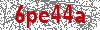 Captcha image with a 6 digit code
